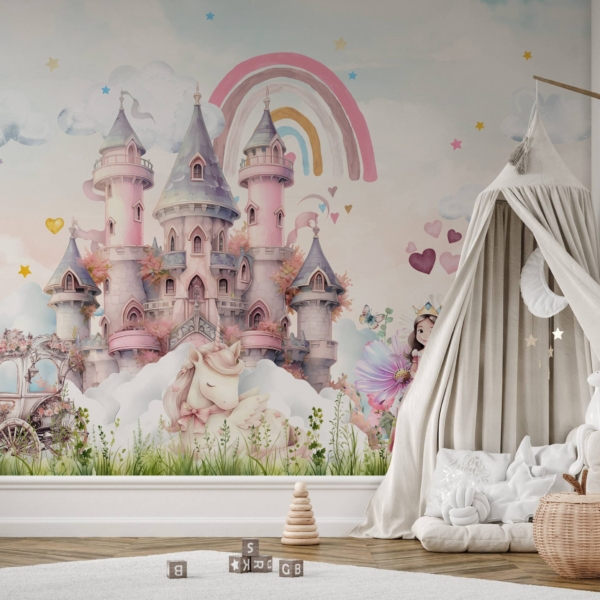 Fototapeta Země růžové duhy