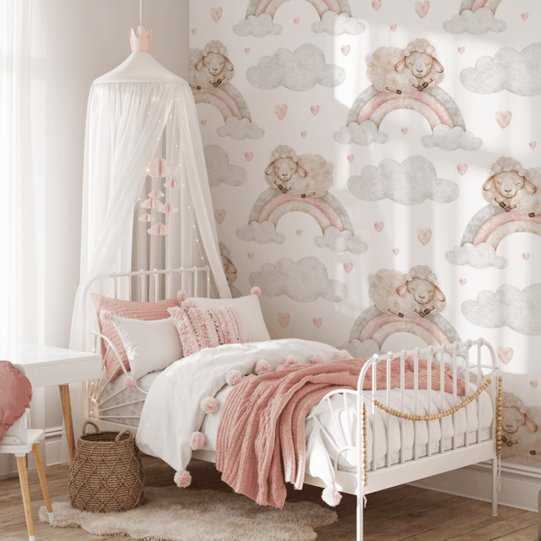 Fototapeta Jehňata v oblacích