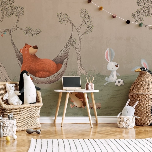 Fototapeta Dobrodružství přátel v lese