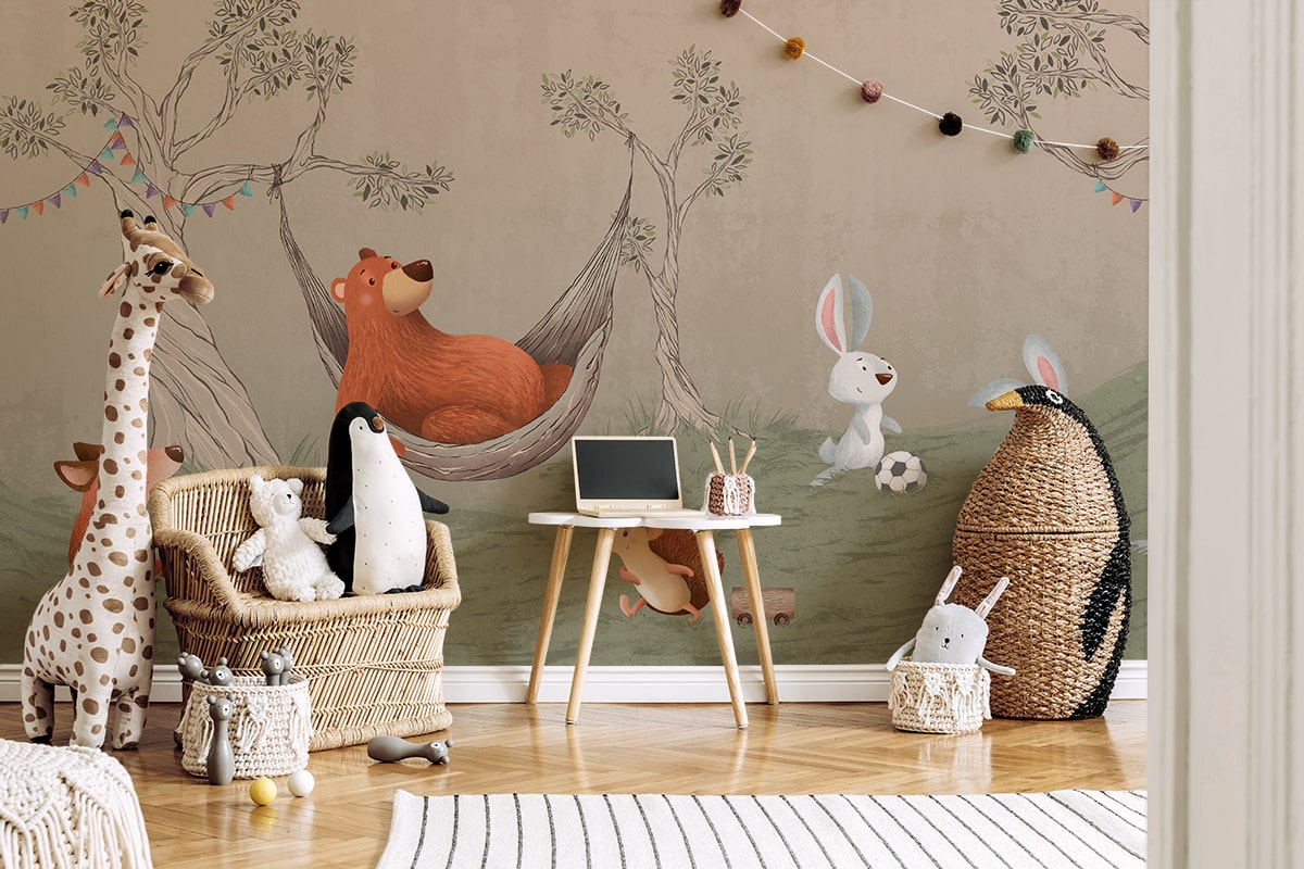 Fototapeta Dobrodružství přátel v lese