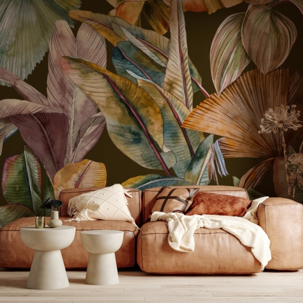 Fototapeta Barevné exotické listy