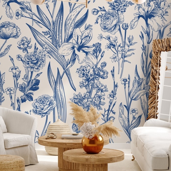 Fototapeta Modré květy