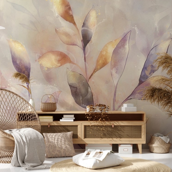 Fototapeta Listy v záři