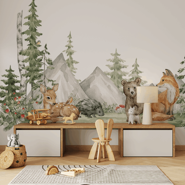 Fototapeta Lesní smečka