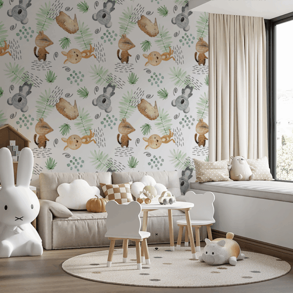 Fototapeta Lesní roztomilé z protinožců