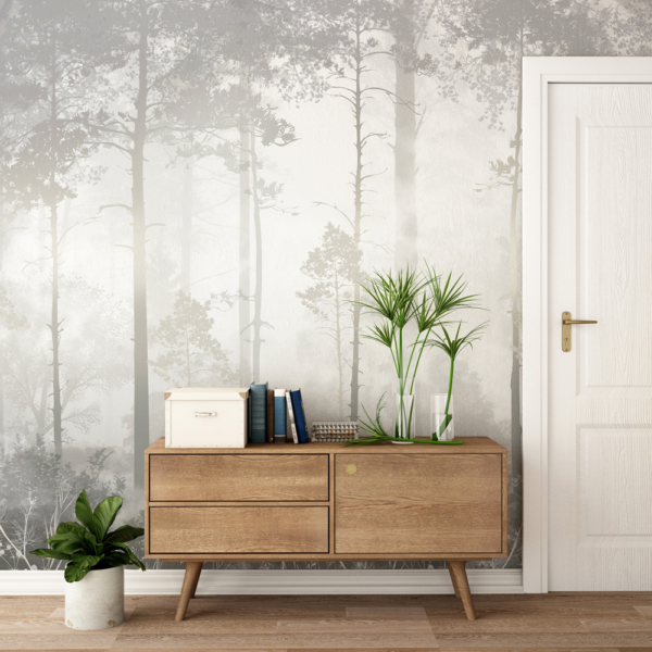 Fototapeta Fototapeta s mlžným lesem