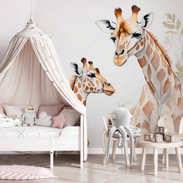 Fototapeta Rodina žiraf