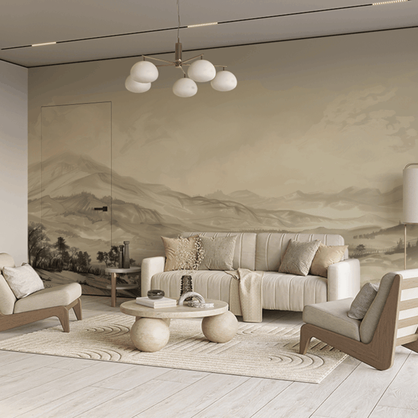 Fototapeta Mlžné údolí klidu