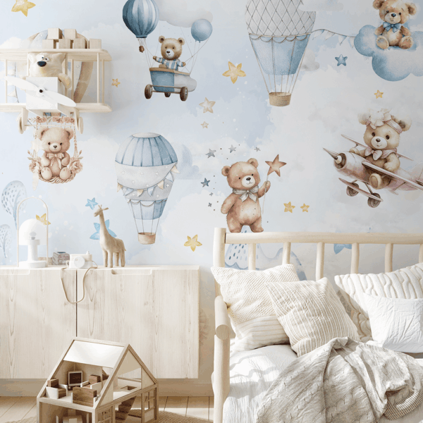 Fototapeta Hvězdná země plyšového medvídka