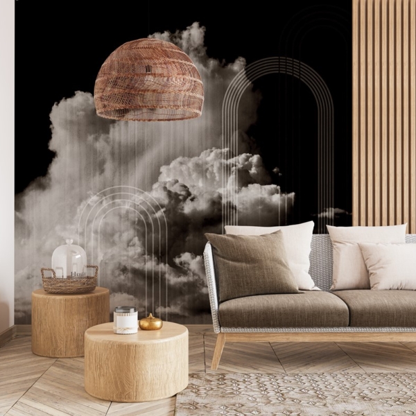 Fototapeta Mraky prolomené uměním