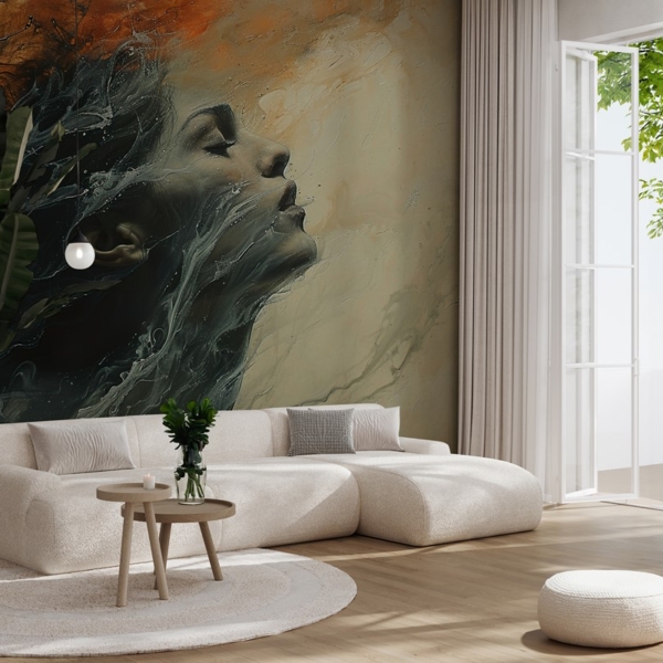 Fototapeta Ženský portrét v abstrakci