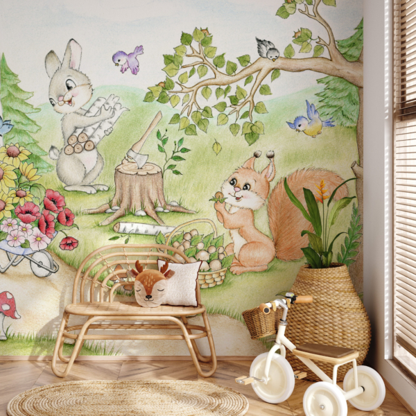 Fototapeta Šťastný les