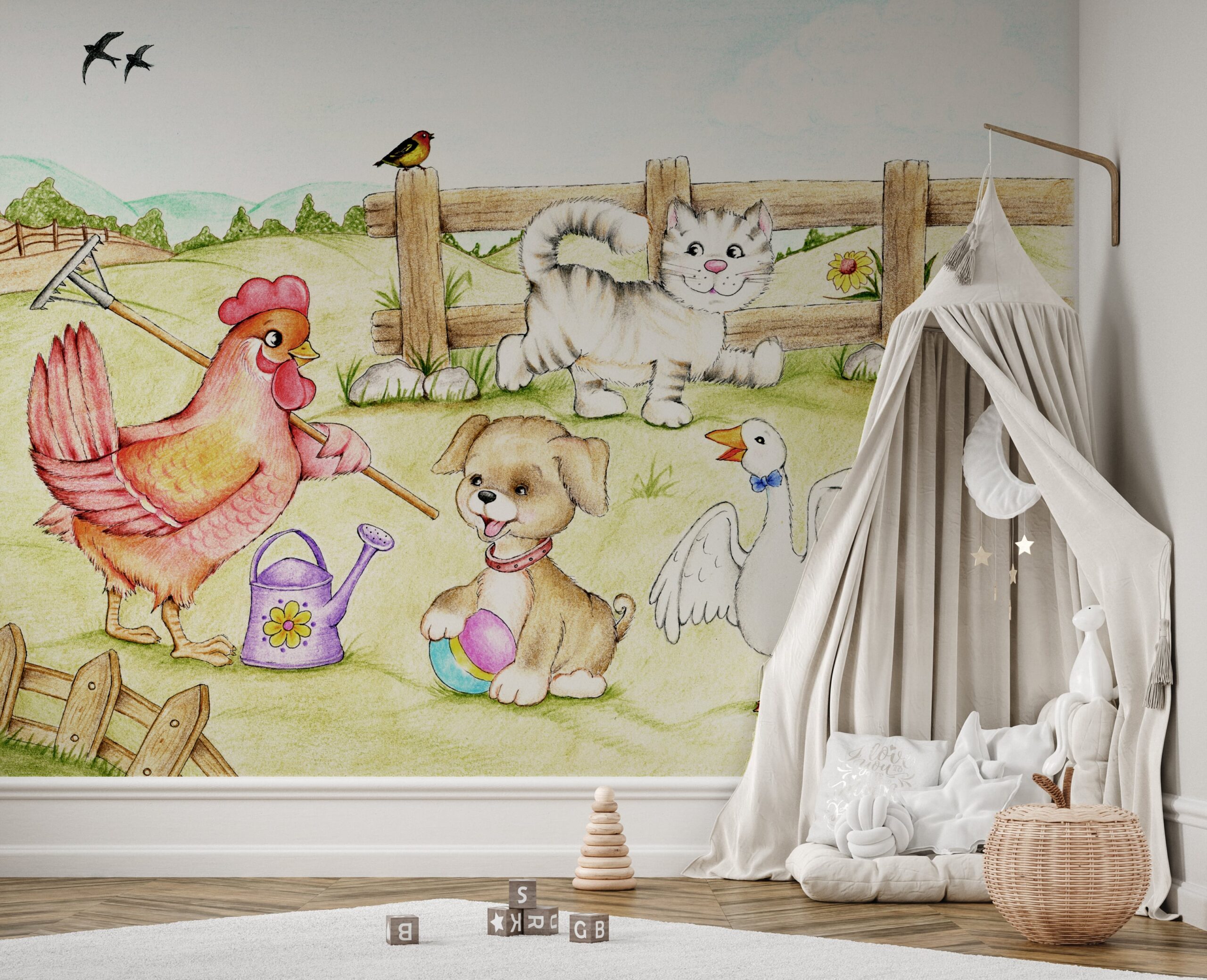 Fototapeta Farma plná radosti