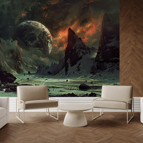 Fototapeta Cizí planeta nad Skalnatou zemí