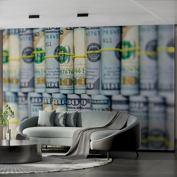 Fototapeta Role dolarů