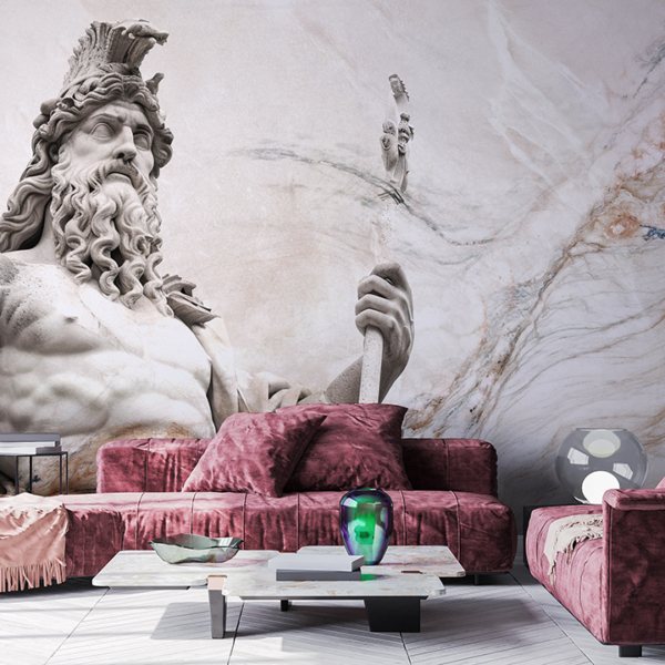 Fototapeta Poseidon v mramoru