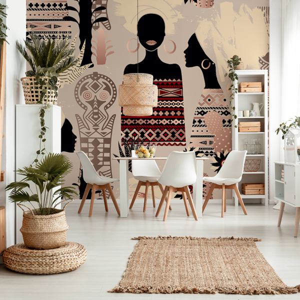 Fototapeta Africké ženy a etnické vzorce