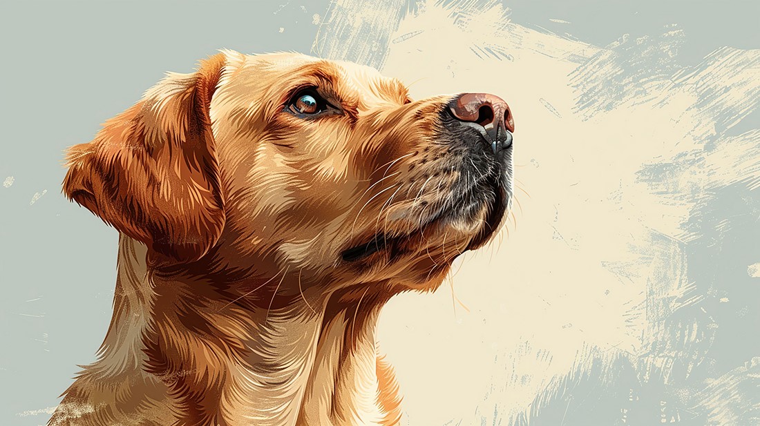 Fototapeta-Dumny-Labrador-347690521
