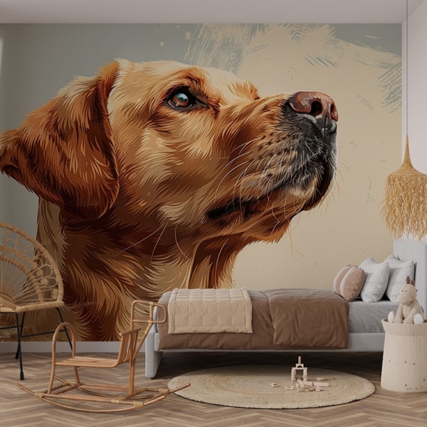 Fototapeta Hrdý labrador