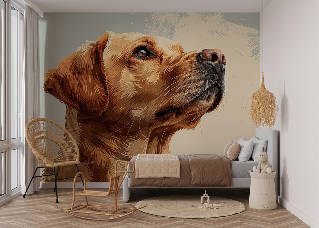 Fototapeta Hrdý labrador