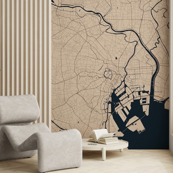 Fototapeta Mapa Tokia