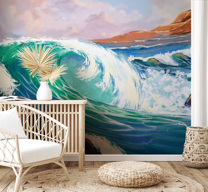 Fototapeta Malířský oceánský element