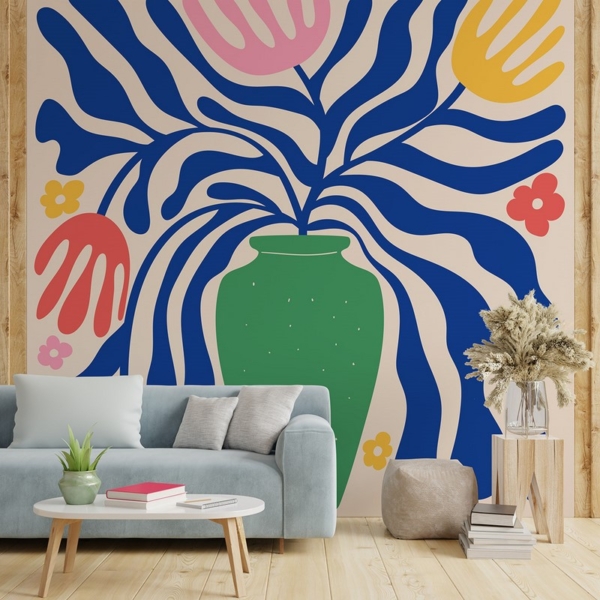 Fototapeta Pop-art květiny