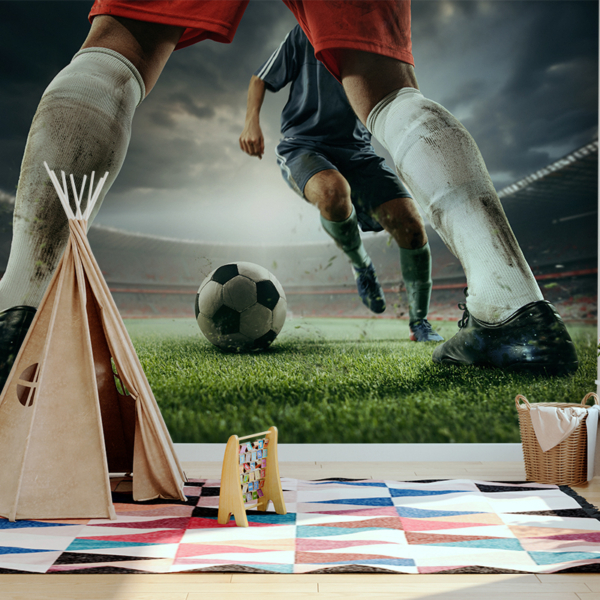 Fototapeta Fotbal na stadionu