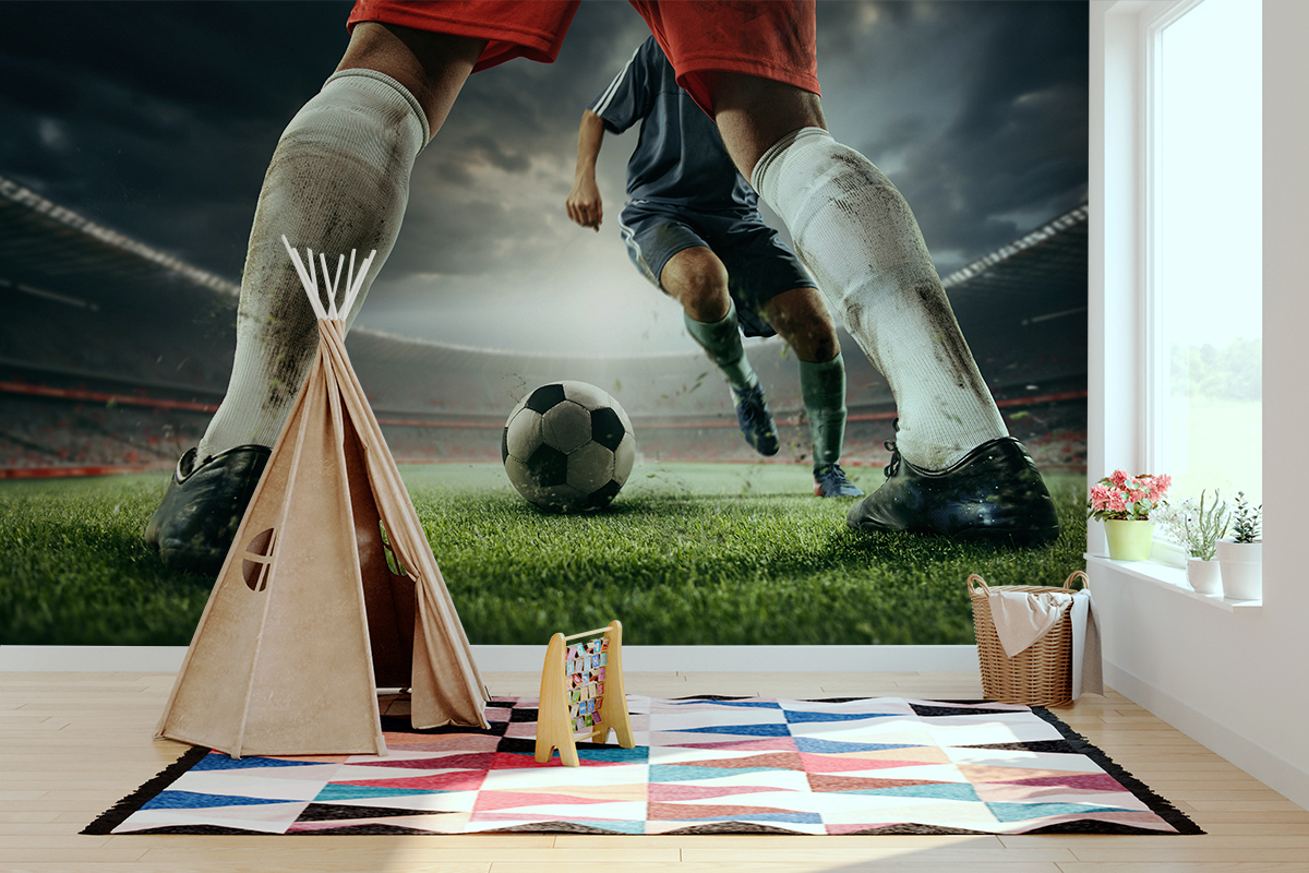Fototapeta Fotbal na stadionu